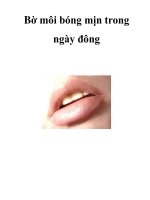 Bờ môi bóng mịn trong ngày đông pdf