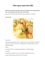 Món ngon mùa báo hiếu pps