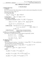 Bài 1: Giới hạn của dãy số - 1 doc