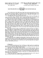 Báo cáo trường chuẩn Quốc gia mức độ 1