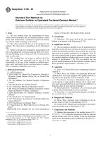 Designation: C 265 – 99 - Calcium Sulfate in Hydrated Portland Cement Mortar1 pptx