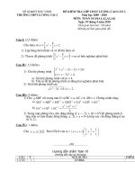 De va DA CLC vao lop chon 10