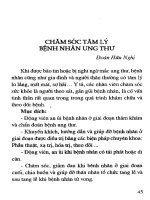 Chăm sóc tâm lý bệnh nhân ung thư ppt