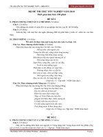 Đề thi thử tốt nghiệp THPT năm 2010