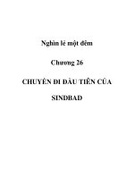 CHUYẾN ĐI ĐẦU TIÊN CỦA SINDBAD pot