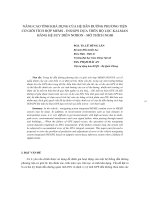 NÂNG CAO TÍNH KHẢ DỤNG CỦA HỆ DẪN ĐƯỜNG PHƯƠNG TIỆN CƠ GIỚI TÍCH HỢP MEMS - INS/GPS potx