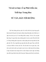 Vài nét sơ lược về sự Phát triển của Triết học Trung Hoa - Phần 6 docx