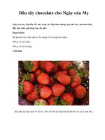 Dâu tây chocolate cho Ngày của Mẹ pps