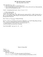 Tuyển tập đề thi thử đại học 2010