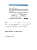 20 tiện ích cho Firefox mà bạn không thể bỏ qua- P2 doc