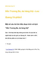 Kiến thức lớp 12 Hồn Trương Ba, da hàng thịt –Lưu Quang Vũ-phần2 pdf