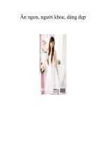 Ăn ngon, người khỏe, dáng đẹp potx