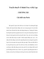 Truyền thuyết về thành Troy và Hy Lạp - CHƯƠNG XII - Cái chết của Paris pps