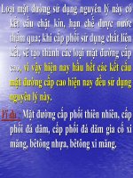 Bài giảng xây dựng mặt đường ôtô 1 & 2 - P8 docx