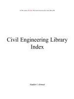 Civil Engineering Library Index ppt