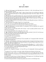 Kim loại: Bài tập về Anken doc