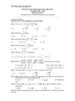Đề thi HSG Toán 9 - 2
