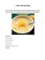 Chè xoài mát lịm pptx