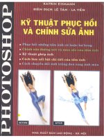 Kỹ thuật phục hồi và chỉnh sửa ảnh bằng photoshop tập 1 part 1 pps