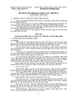 KH chỉ đạo thi đua