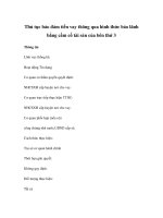 Thủ tục bảo đảm tiền vay thông qua hình thức bảo lãnh bằng cầm cố tài sản của bên thứ 3 ppsx