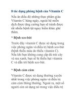 8 tác dụng phòng bệnh của Vitamin C pot