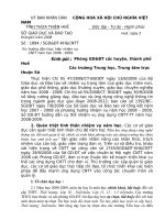 Công văn số 1894/ SGD&ĐT-KH&CNTT của Sở GD&ĐT Thừa Thiên Huế