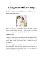 Lấy người như thế mới đáng! ppt