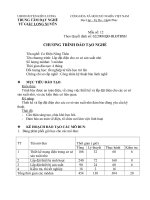 chương trình khung cơ điện nông thôn