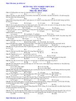 Thi Thử TN Hóa 2010 số 4