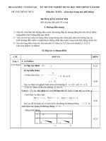 hướng dẫn chấm TNPT môn toán