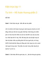 Kiến thức lớp 11 Tự tình – Hồ Xuân Hương-phần 3 ppt