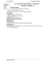 GA Đại số 8 HK II