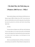 Cấu hình Máy chủ Mail nâng cao (Windows 2003 Server) – Phần 1 pps