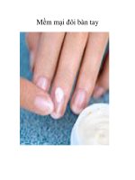 Mềm mại đôi bàn tay pptx