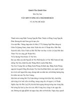 TÂY SƠN VƯƠNG SỬA THÀNH ÐỒ VÀ XƯNG ÐẾ HIỆU pdf