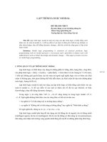 LẬP TRÌNH LOGIC MODAL docx