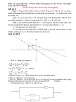 Đáp án Đề số 7 thi vào lớp 10 chuyên lý