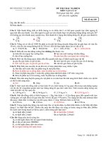 Đề thi thử ĐH và CĐ năm 2009 - 2010 lần 2