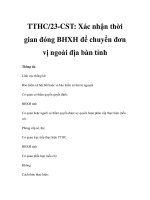 TTHC/23-CST: Xác nhận thời gian đóng BHXH để chuyển đơn vị ngoài địa bàn tỉnh potx