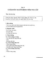 Giáo trình điều dưỡng ngoại khoa (Bài 9) pot