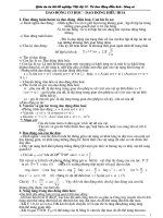 Đề cương ôn tập Vật lý 12 - DĐĐH - sóng cơ