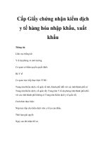 Cấp Giấy chứng nhận kiểm dịch y tế hàng hóa nhập khẩu, xuất khẩu ppsx
