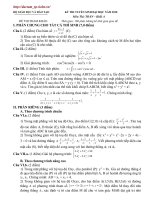 Đề&HD Toán ĐH 2010 số 11