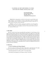 CS-OFDMA: SỰ KẾT HỢP OFDMA VÀ CDMA CHO TRUYỀN THÔNG THẾ HỆ THỨ 4 (4G) doc