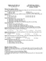 Kiểm tra 45'''' môn Toán 8 (Số 04)