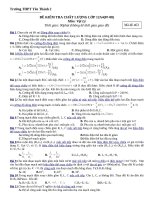 Đề kiểm tra trắc nghiệm Vật lý lớp 12 doc