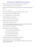 Thi Thử TN Hóa 2010 số 19