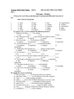 Đề thi tuyển sinh vào THPT