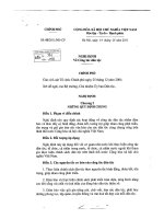 Nghị định Số: 05/2011/NĐ-CP docx